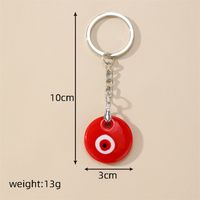 Casual Vintage Style Simple Style Devil's Eye Alloy Bag Pendant Keychain main image 3