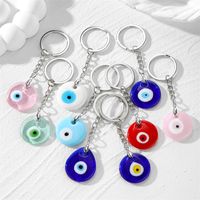 Casual Vintage Style Simple Style Devil's Eye Alloy Bag Pendant Keychain main image 1