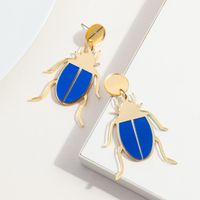 1 Pair Ig Style Simple Style Beetles Arylic Drop Earrings main image 3