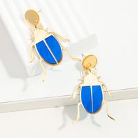 1 Pair Ig Style Simple Style Beetles Arylic Drop Earrings main image 5
