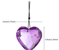 Pastoral Heart Shape Artificial Crystal Pendant Artificial Decorations sku image 6