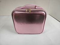 Classic Style Solid Color Pu Leather Square Makeup Bags sku image 7