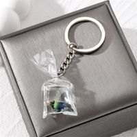 Casual Vintage Style Simple Style Fish Resin Bag Pendant Keychain main image 3