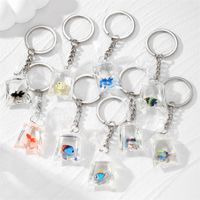 Casual Vintage Style Simple Style Fish Resin Bag Pendant Keychain main image 5