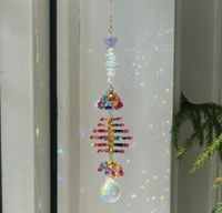 Vintage Style Simple Style Cat Artificial Crystal Wind Chime main image 2