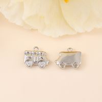 1 Piece Cartoon Style Simple Style Car Copper Plating Inlay Jewelry Accessories main image 4