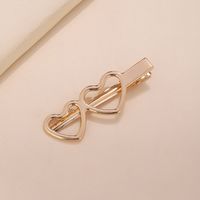 Women's Simple Style Heart Shape Cat Bow Knot Alloy Plating Hair Clip sku image 1