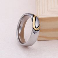 Ig Style Heart Shape Titanium Steel Rings main image 7