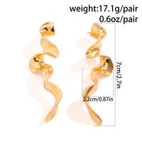1 Pair Elegant Exaggerated Geometric Plating Alloy Gold Plated Silver Plated Drop Earrings main image 2