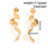 1 Pair Elegant Exaggerated Geometric Plating Alloy Gold Plated Silver Plated Drop Earrings sku image 2