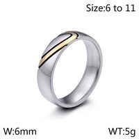 Ig Style Heart Shape Titanium Steel Rings sku image 9