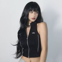 Women's Simple Style Black Casual Holiday Chemical Fiber Bangs Long Curly Hair Wig Net main image 3