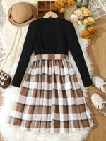 Casual Letter Polyester Girls Dresses main image 3