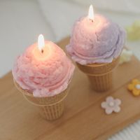 Simple Style Ice Cream Wax Candle main image 3