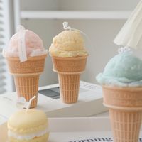 Simple Style Ice Cream Wax Candle main image 1