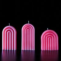 Simple Style Solid Color Wax Candle main image 1