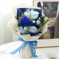 Valentine's Day Romantic Pastoral Flower Artificial Flower Wedding Graduation Birthday Bouquet sku image 2