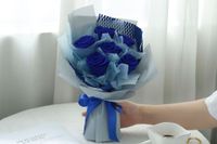 Valentine's Day Romantic Pastoral Flower Artificial Flower Wedding Graduation Birthday Bouquet sku image 6