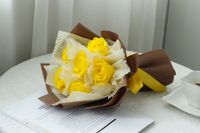 Valentine's Day Romantic Pastoral Flower Artificial Flower Wedding Graduation Birthday Bouquet sku image 8