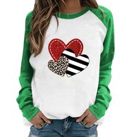 Women's T-shirt Long Sleeve T-shirts Casual Heart Shape sku image 20