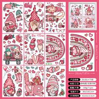 Chinoiserie Cute Heart Shape Plastic Wall Sticker Wall Art sku image 7