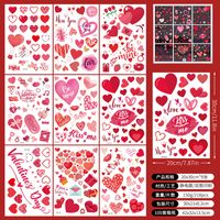 Chinoiserie Cute Heart Shape Plastic Wall Sticker Wall Art sku image 2