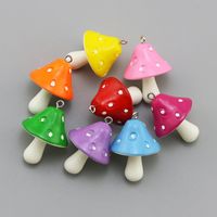 1 Piece Cute Mushroom Resin Jewelry Accessories main image 5