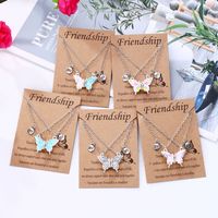Cute Butterfly Alloy Kid's Pendant Necklace main image 1