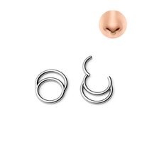 1 Piece Nose Rings & Studs Basic Solid Color 304 Stainless Steel main image 3