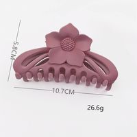 Women's Simple Style Flower Plastic Hair Claws main image 2