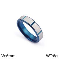 Einfacher Stil Geometrisch Titan Stahl Ringe sku image 7