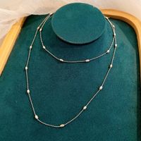 Einfacher Stil Geometrisch Legierung Überzug Frau Doppellagige Halsketten sku image 1