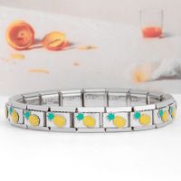 1 Piece Stainless Steel Constellation Heart Shape Crown Bracelet DIY Module Accessories main image 3