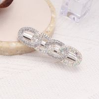 Ins Style Letter Flower Butterfly Imitation Pearl Alloy Plating Inlay Rhinestones Hair Clip sku image 56
