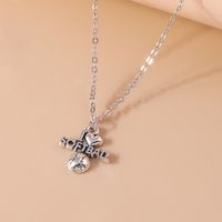 Simple Style Letter Ball Zinc Alloy Women's Pendant Necklace main image 8