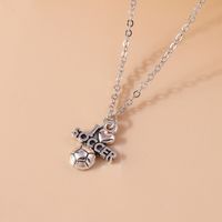 Simple Style Letter Ball Zinc Alloy Women's Pendant Necklace sku image 4