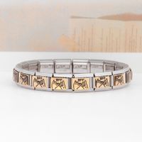 1 Piece Stainless Steel Constellation Heart Shape Crown Bracelet DIY Module Accessories main image 4