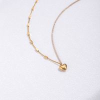 Simple Style Heart Shape Stainless Steel Plating 18k Gold Plated Rings Earrings main image 9