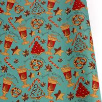 Christmas Elk Kraft Paper Party Gift Wrapping Supplies sku image 8