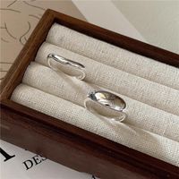 Copper Silver Plated Classic Style Plating Round Rings main image 4