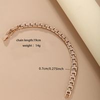 Xuping Shiny Solid Color 18k Gold Plated Artificial Diamond Alloy Copper Wholesale Bracelets sku image 1