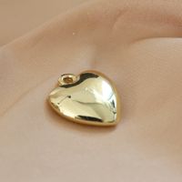 10 Pcs/package Simple Style Heart Shape Resin Plating Jewelry Accessories sku image 19