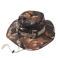 Women's Simple Style Commute Color Block Printing Wide Eaves Bucket Hat main image 6