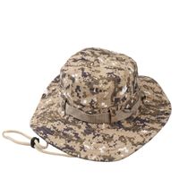 Women's Simple Style Commute Color Block Printing Wide Eaves Bucket Hat main image 2