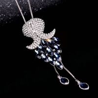 Elegant Glam Octopus Alloy Copper Plating Inlay Artificial Rhinestones Women's Sweater Chain main image 1