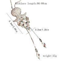 Elegant Glam Octopus Alloy Copper Plating Inlay Artificial Rhinestones Women's Sweater Chain main image 2