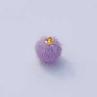 10 Pcs/package Cute Hairball Imitation Mink Jewelry Accessories sku image 5