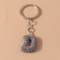 Simple Style Letter Resin Bag Pendant Keychain main image 2