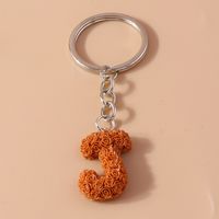 Simple Style Letter Resin Bag Pendant Keychain sku image 10