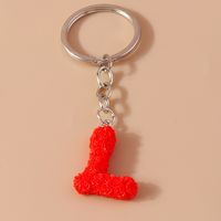 Simple Style Letter Resin Bag Pendant Keychain sku image 12